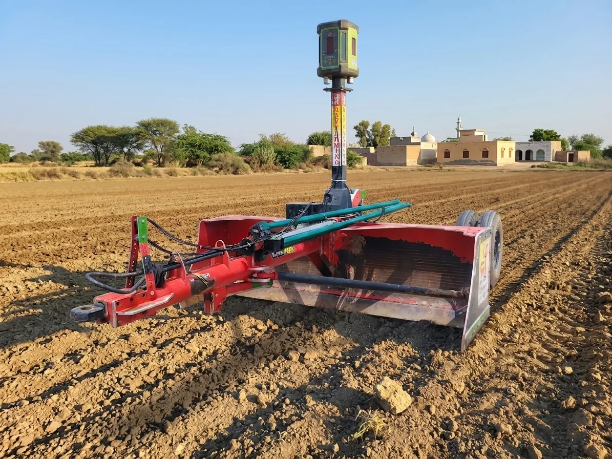 Laser Land Leveler — precision field levelling
